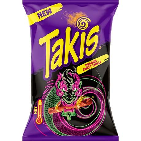 Takis Dragon Sweet Chili Maissnack 100g (5er-Pack)