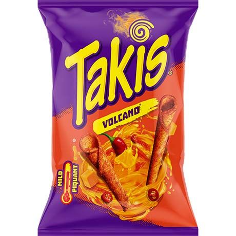Takis Volcano Maissnack Käse Queso 100g (5er-Pack)