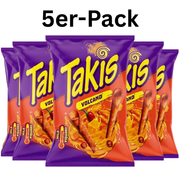 Takis Volcano Maissnack Käse Queso 100g (5er-Pack)