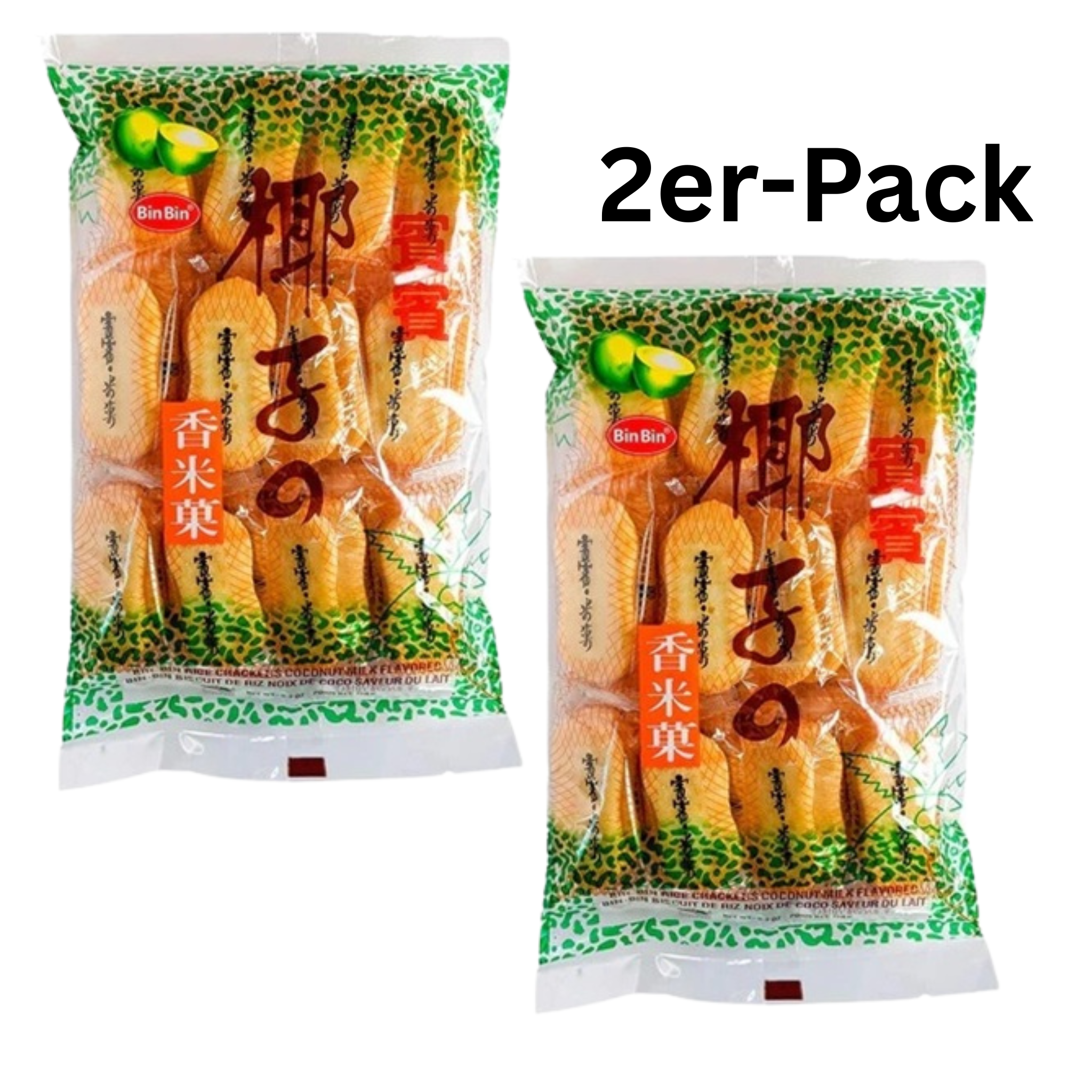Bin Bin Reiscracker Kokos 150g (2er-Pack)