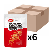 Weilong Konjac Shuang Snack Hot & Spicy 252g (6er-Pack)