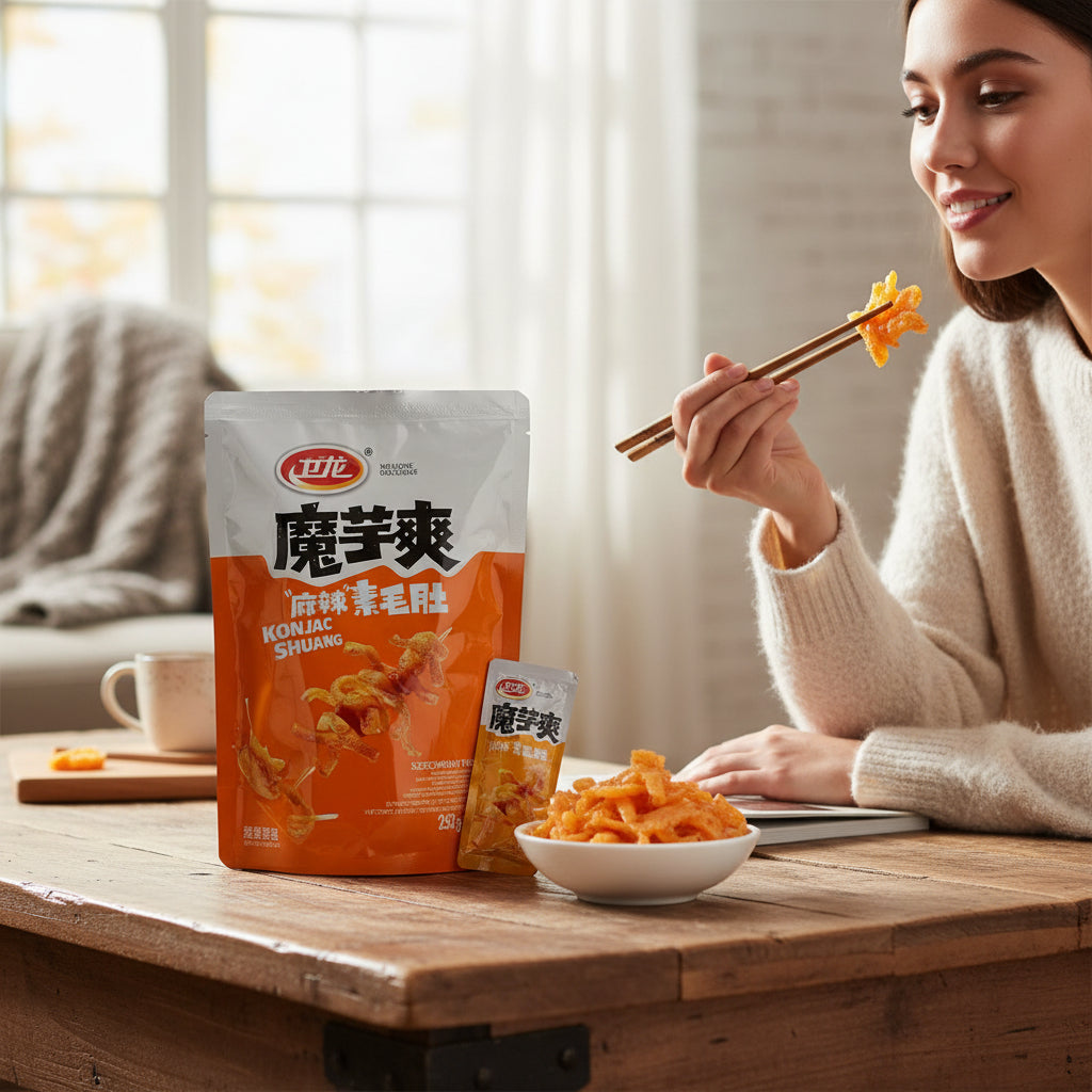 Weilong Konjac Shuang Snack Szechuan 252g (2er-Pack)
