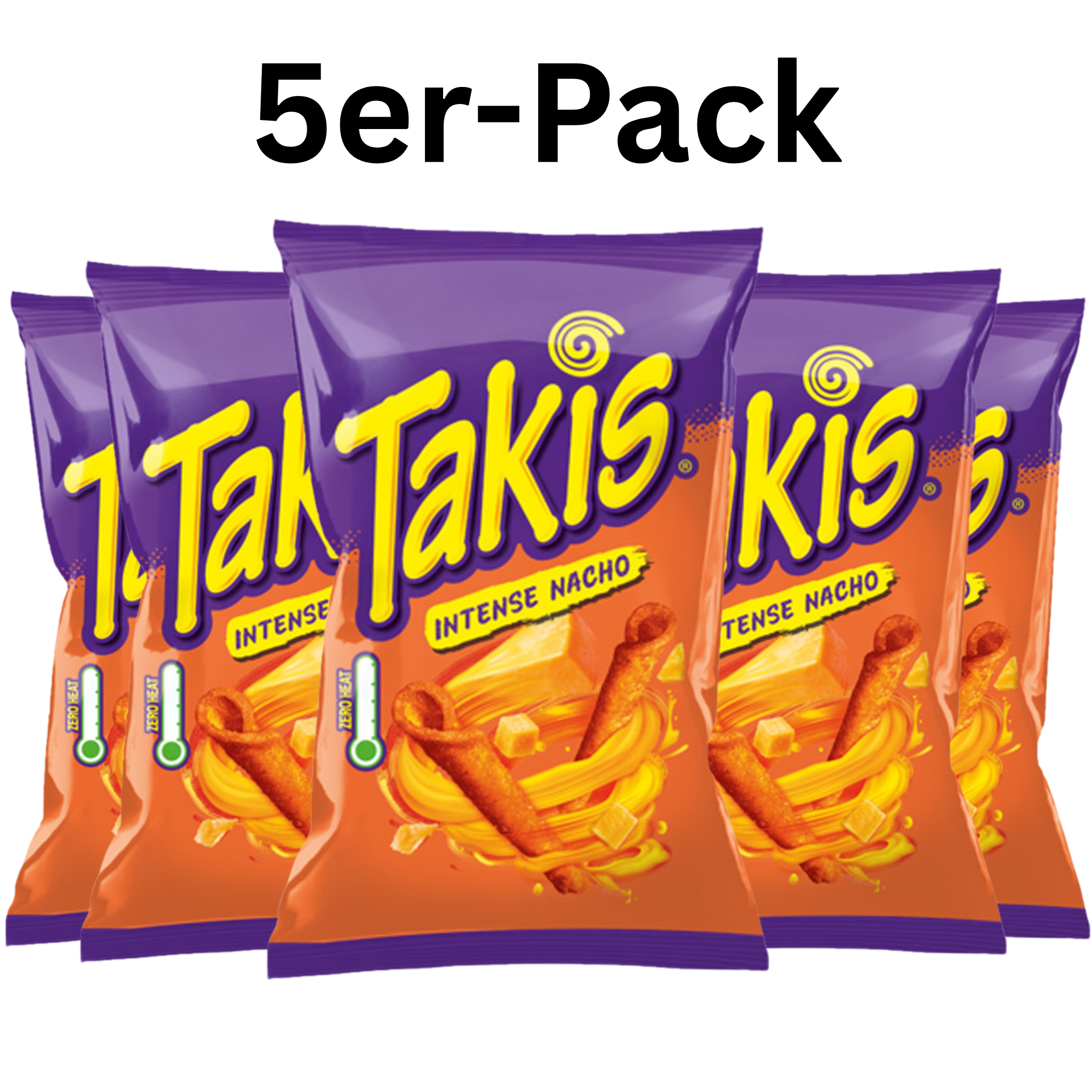 Takis Intense Nacho Maischips 100g (5er-Pack)