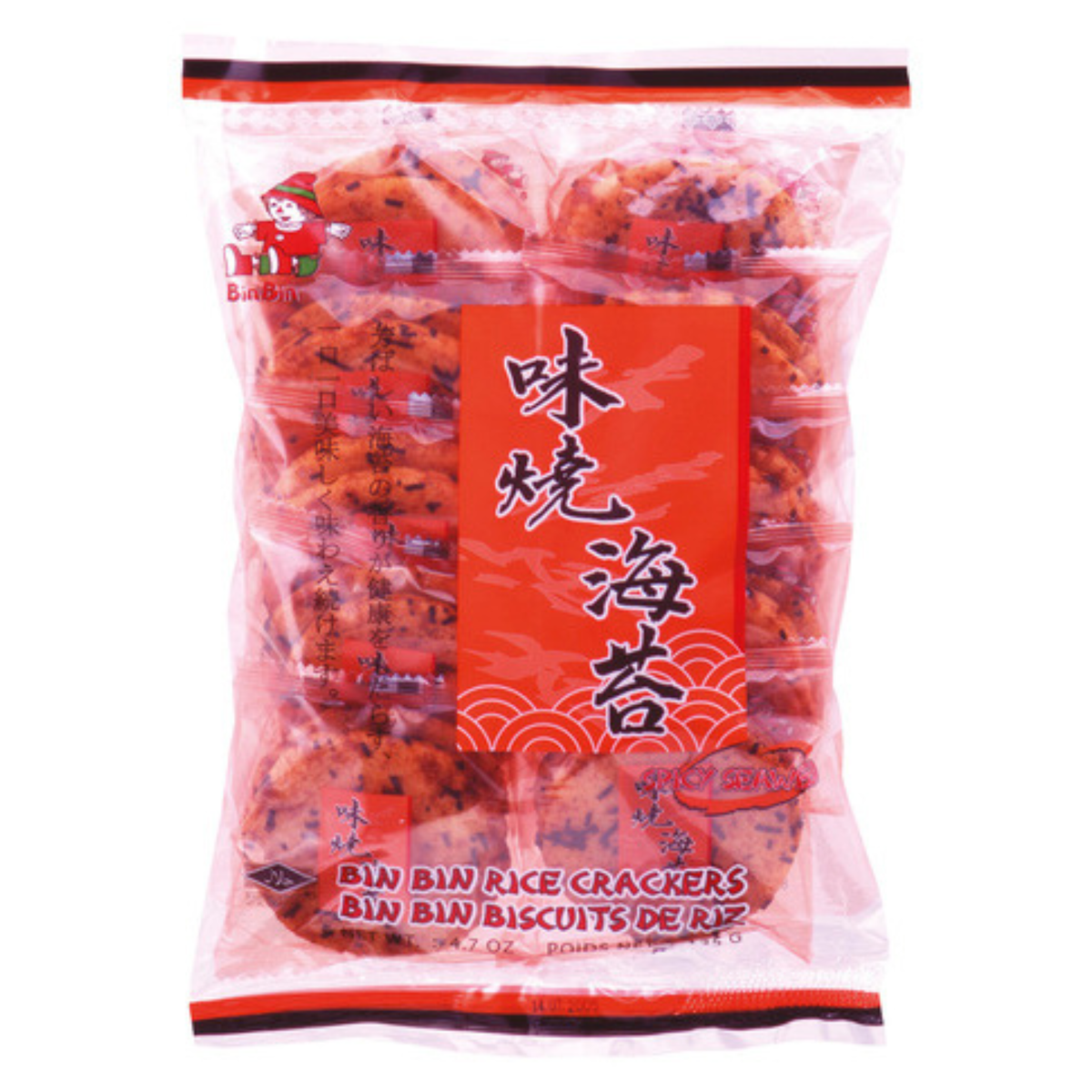Bin Bin Reiscracker scharfe Seetang 135g