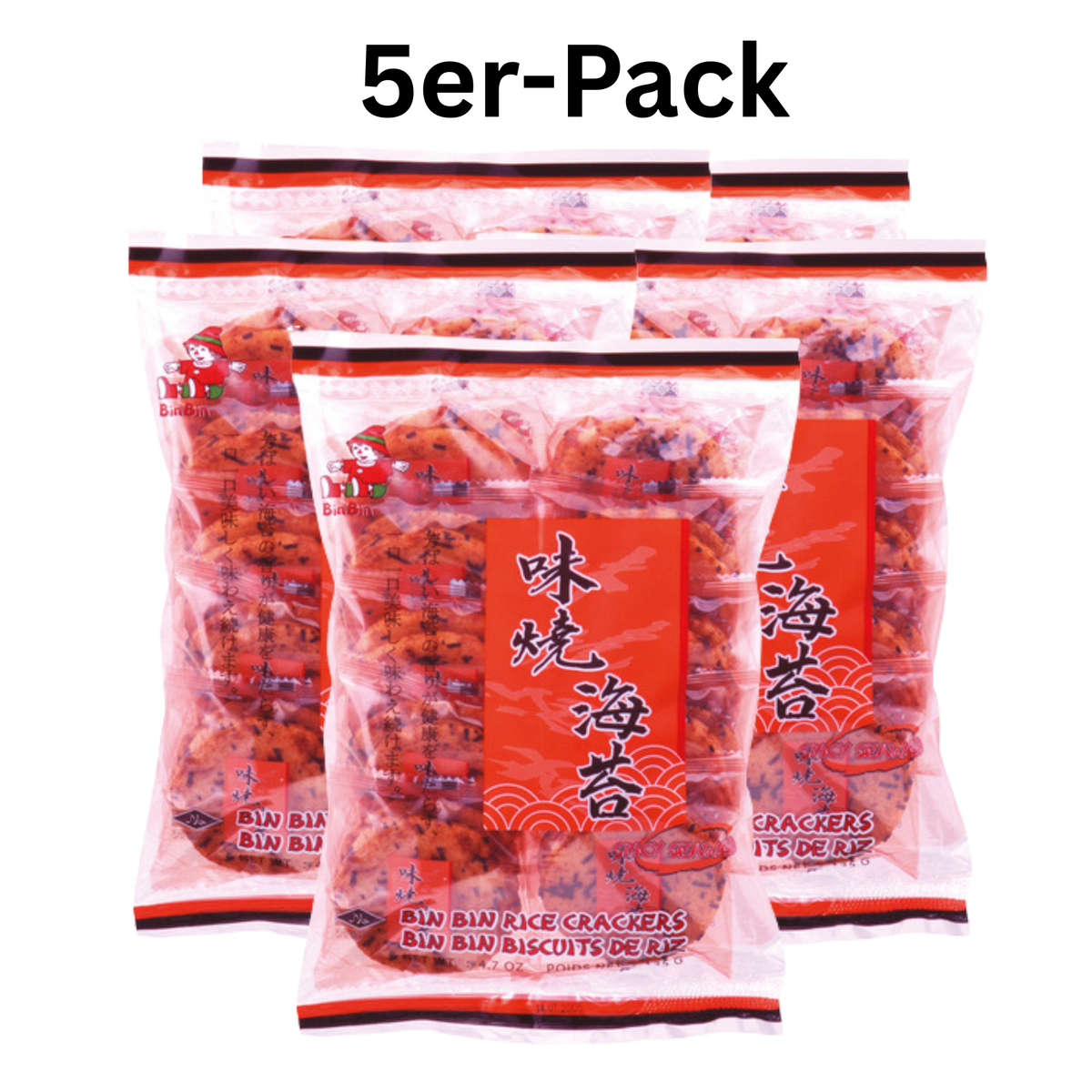 Bin Bin Reiscracker scharfe Seetang 135g