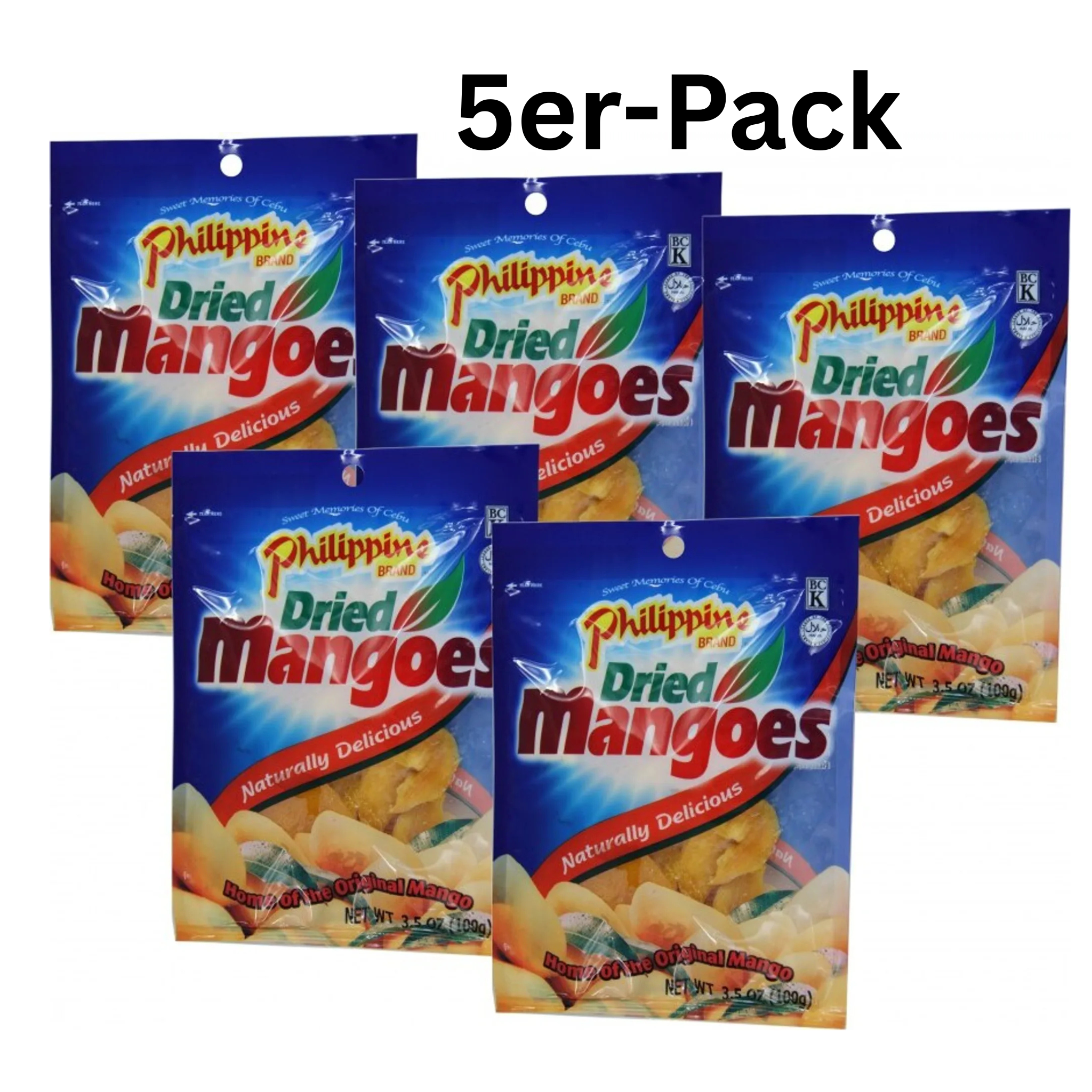 Philippine Brand Getrocknete Mango 100g (5er-Pack)