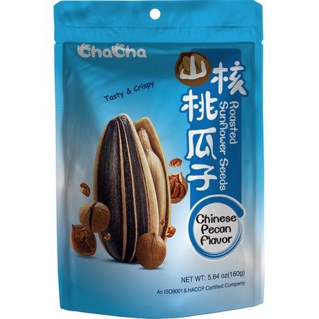Chacha Geröstete Sonnenblumenkerne Pecannuss-Geschmack 160g (12er-Pack)