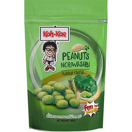 Koh-Kae Erdnüsse Wasabi Nori 180g (4er-Pack)