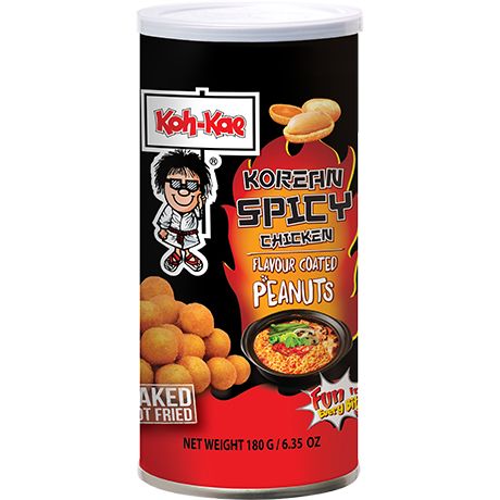Koh-Kae Erdnüsse Korean Spicy Chicken 180g (3er-Pack)