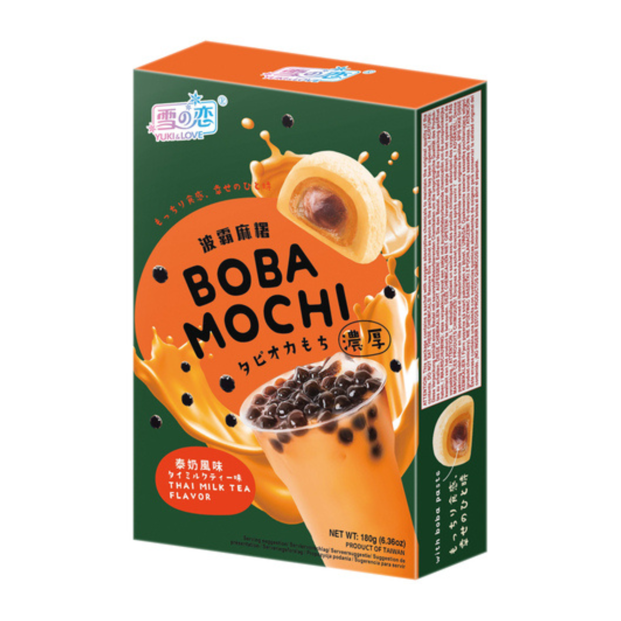 Yuki & Love Mochi Boba Thai Milchtee 180g (3er-Pack)_MHD