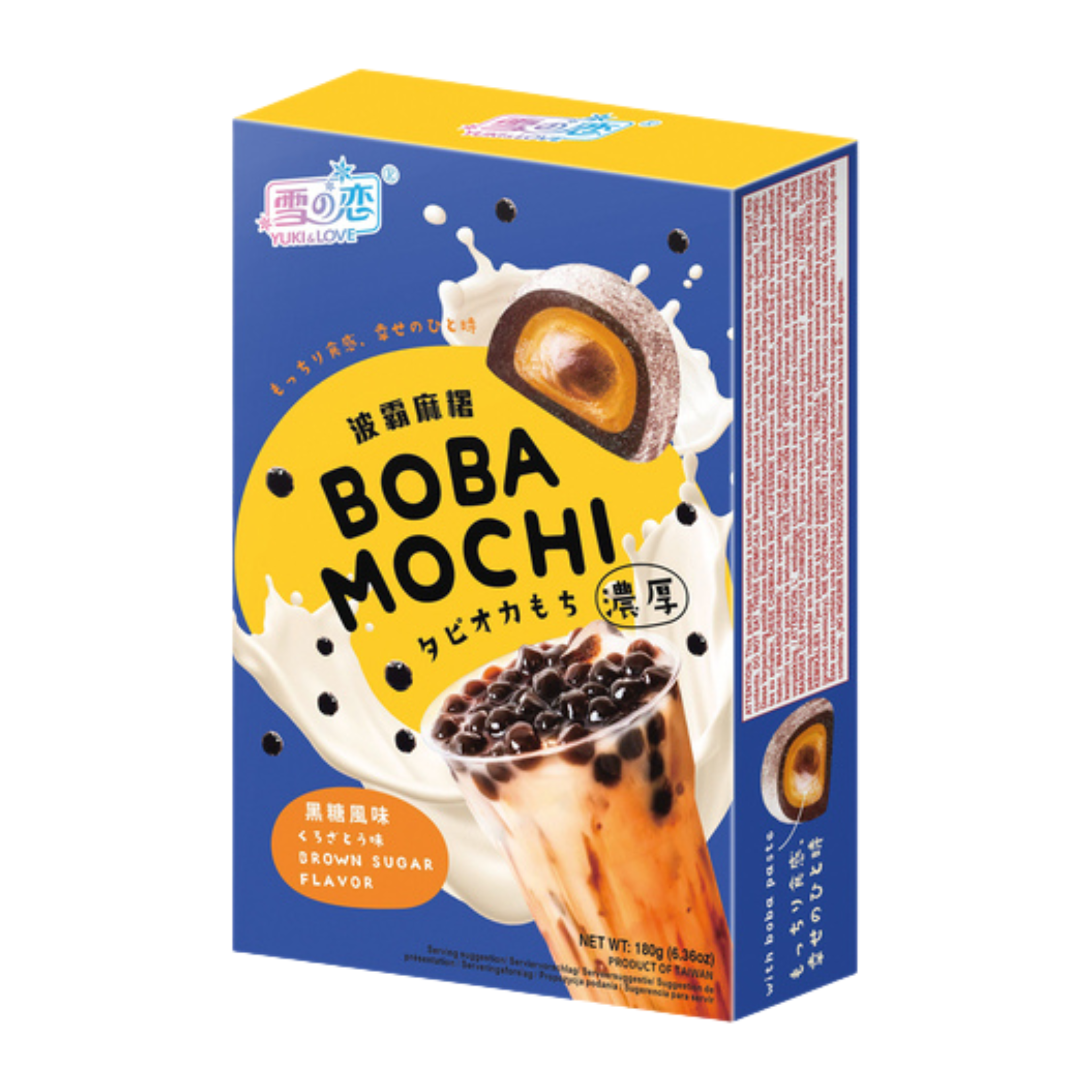 Yuki & Love Mochi Boba Thai Milchtee 180g (3er-Pack)_MHD