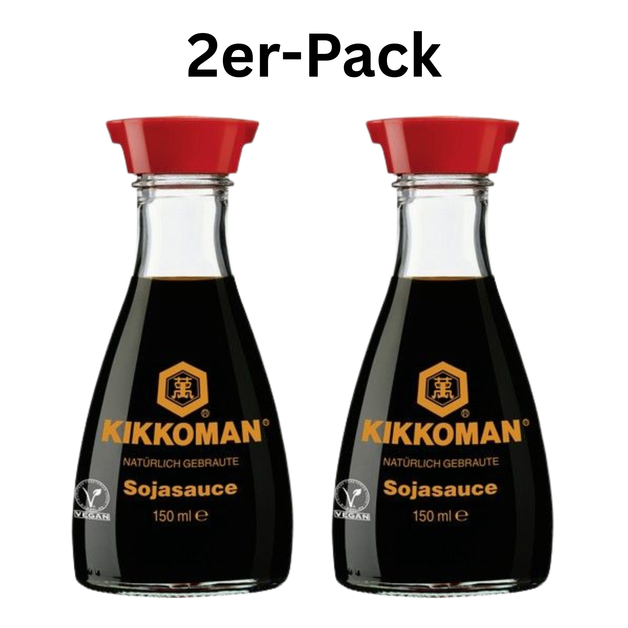 Kikkoman Sojasauce Spender 150ml (2er-Pack)