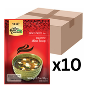Asian Home Gourmet Japanische Miso Suppenpaste 50g (10er-Pack)