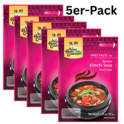 Asian Home Gourmet Koreanische Kimchi Suppenpaste 50g (5er-Pack)