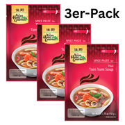 Asian Home Gourmet Thai Tom Yum Suppenpaste 50g (3er-Pack)