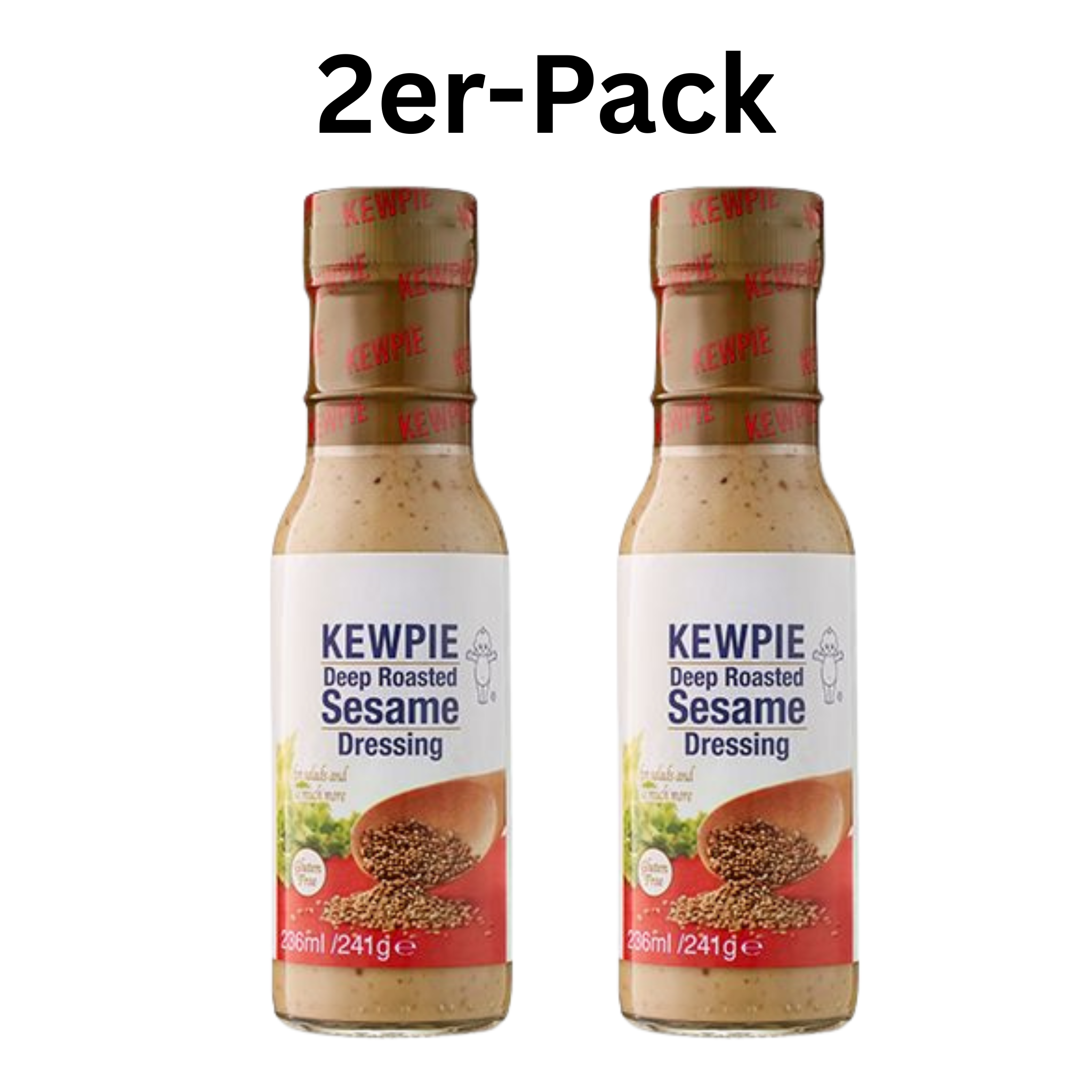 Kewpie Gerösteter Sesam Dressing 236ml (241g) (2er-Pack)