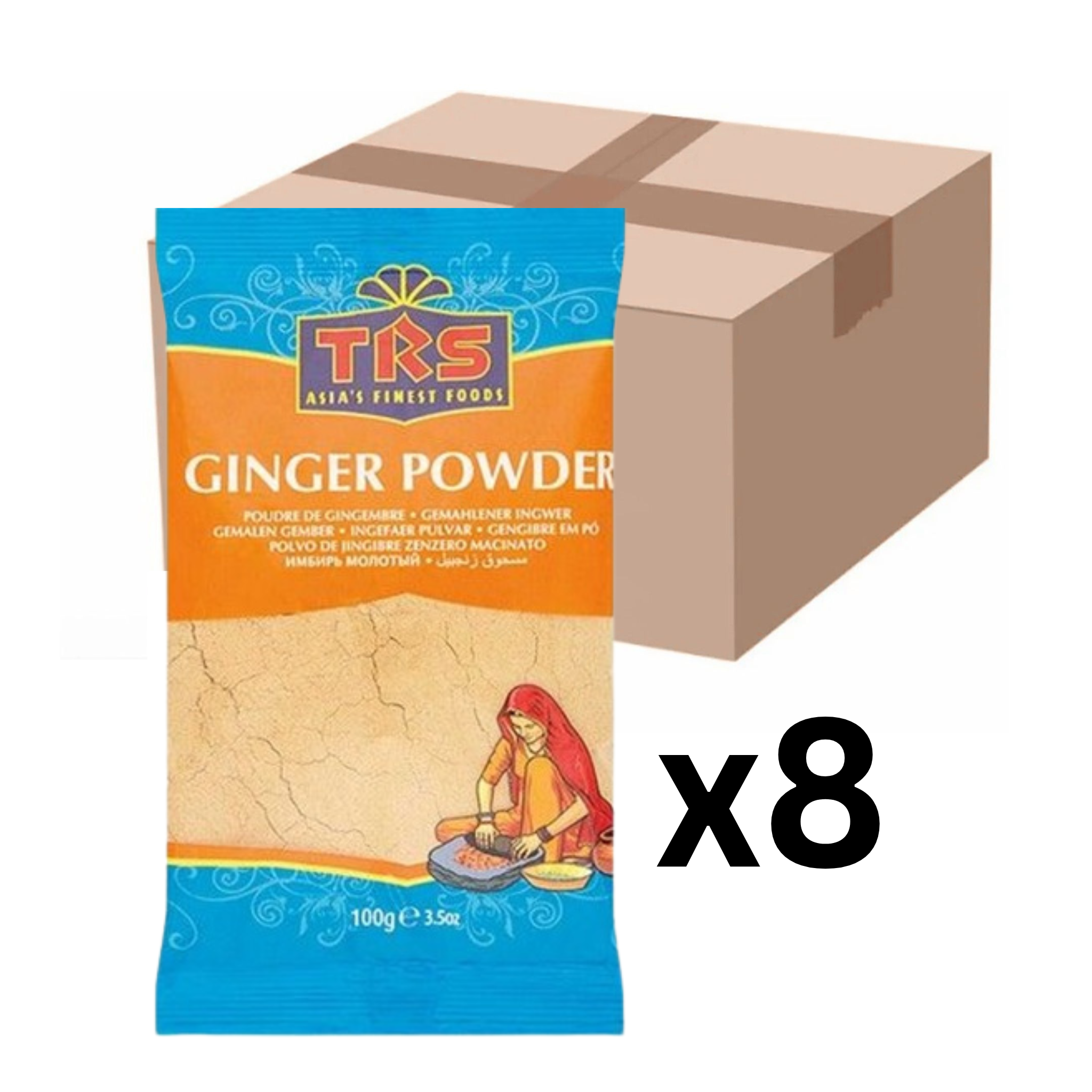 TRS Ingwerpulver 100g (8er-Pack)