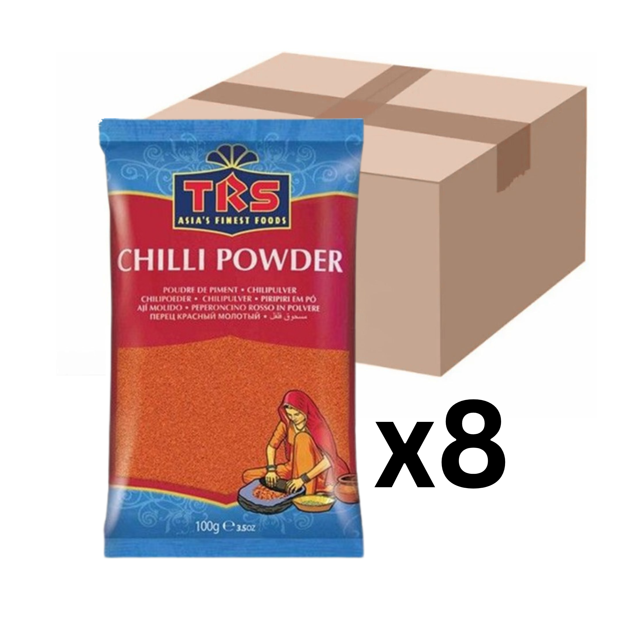 TRS Chilipulver 100g (8er-Pack)