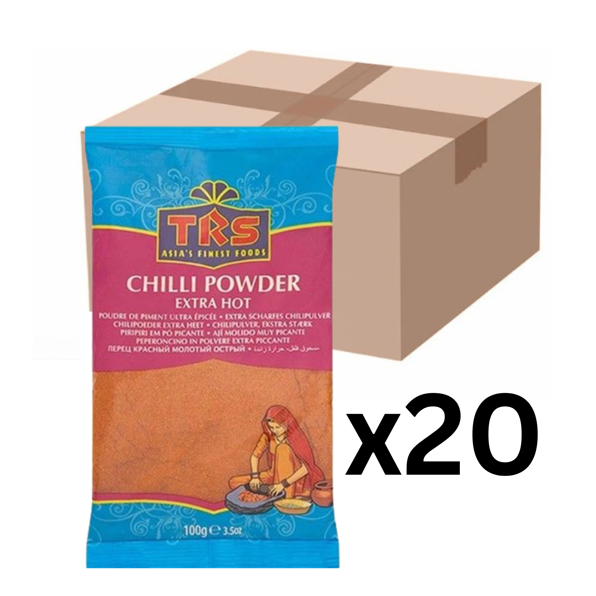 TRS Chilipulver Extra Scharf 100g (20er-Pack)