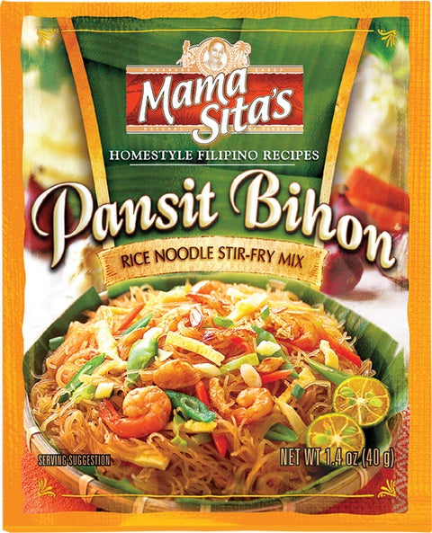 Mama Sita's Pansit Bihon Würzmischung Reisnudelpfanne 40g (10er-Pack)