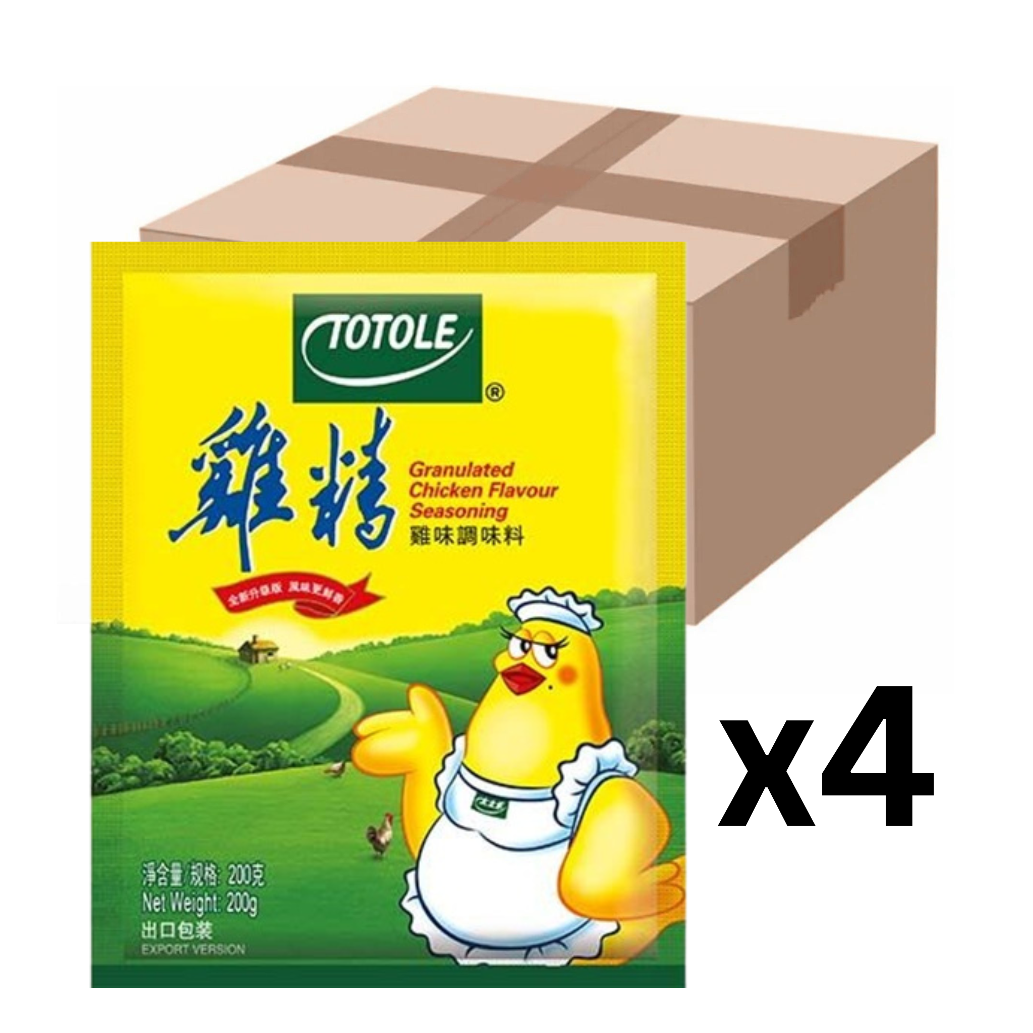 Totole Hühnerbouillon Granulat 200g (4er-Pack)