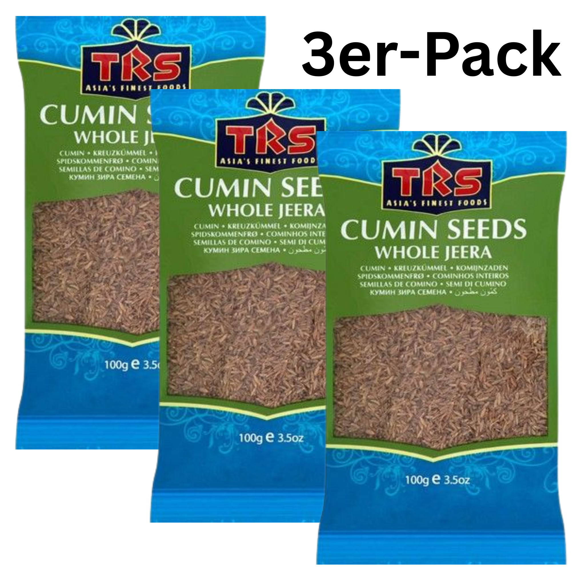 TRS Kreuzkümmel Ganz (Jeera) 100g (3er-Pack)