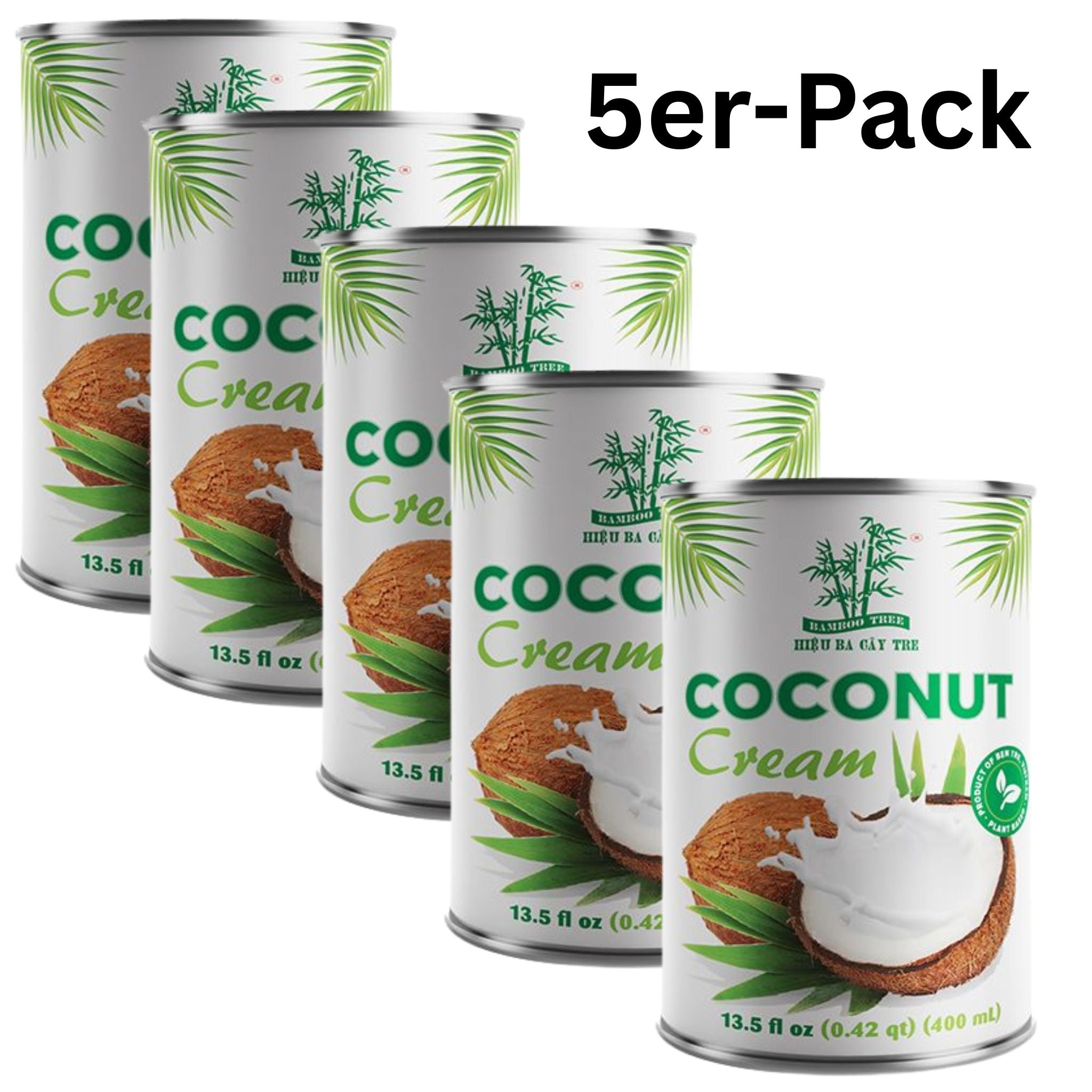 Bamboo Tree Kokoscreme 20-22% Fett 400ml (5er-Pack)