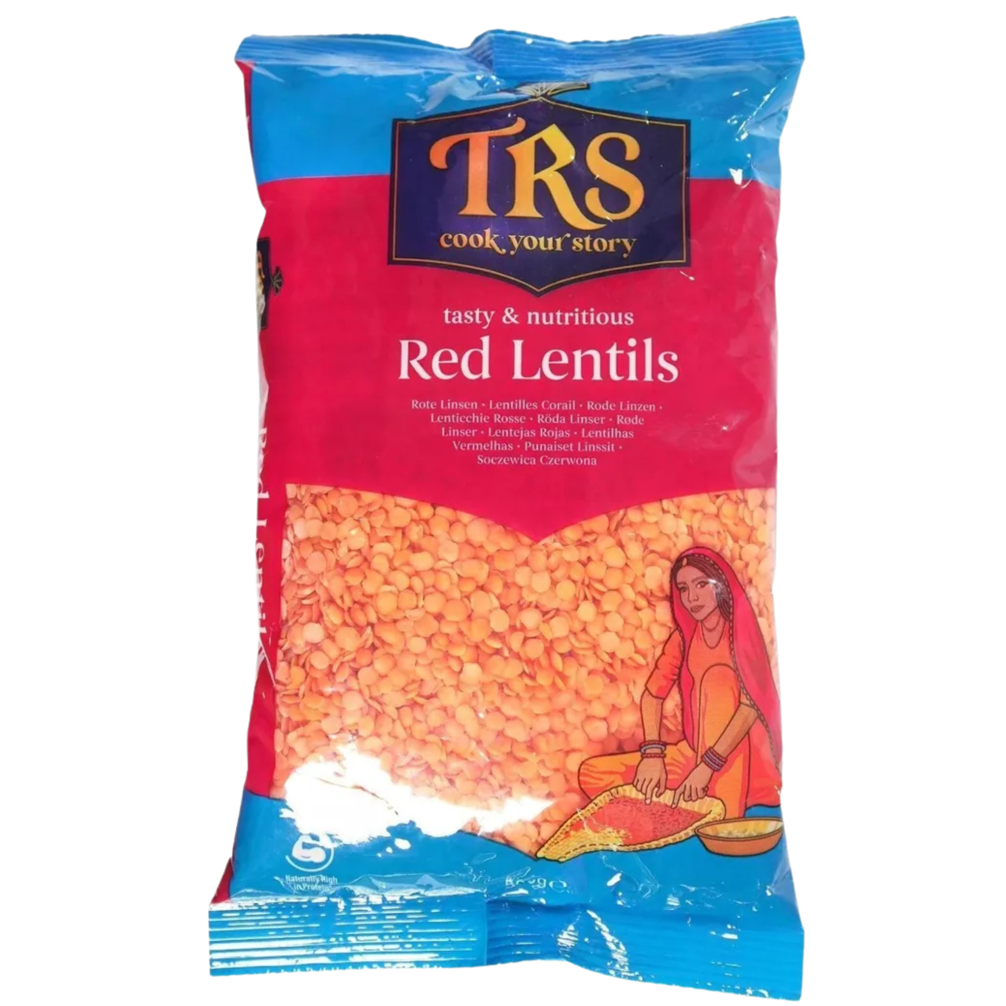 TRS Red Lentils rote Linsen 500g (9er-Pack)