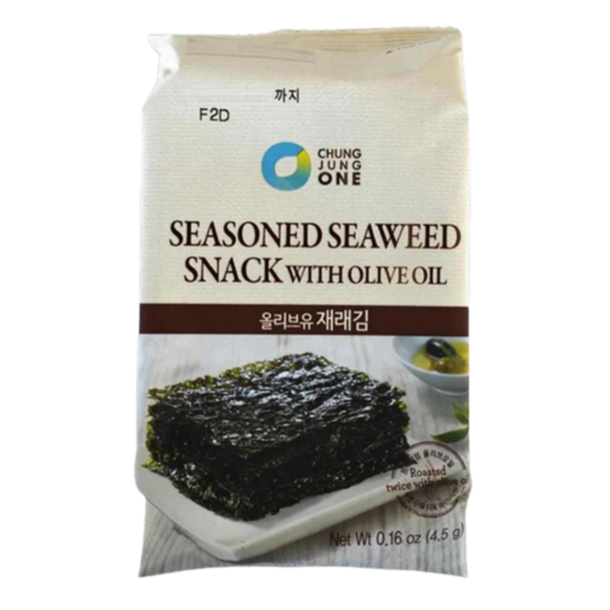 Chung Jung One Seetang Snack Olivenöl 4,5g (6er-Pack)