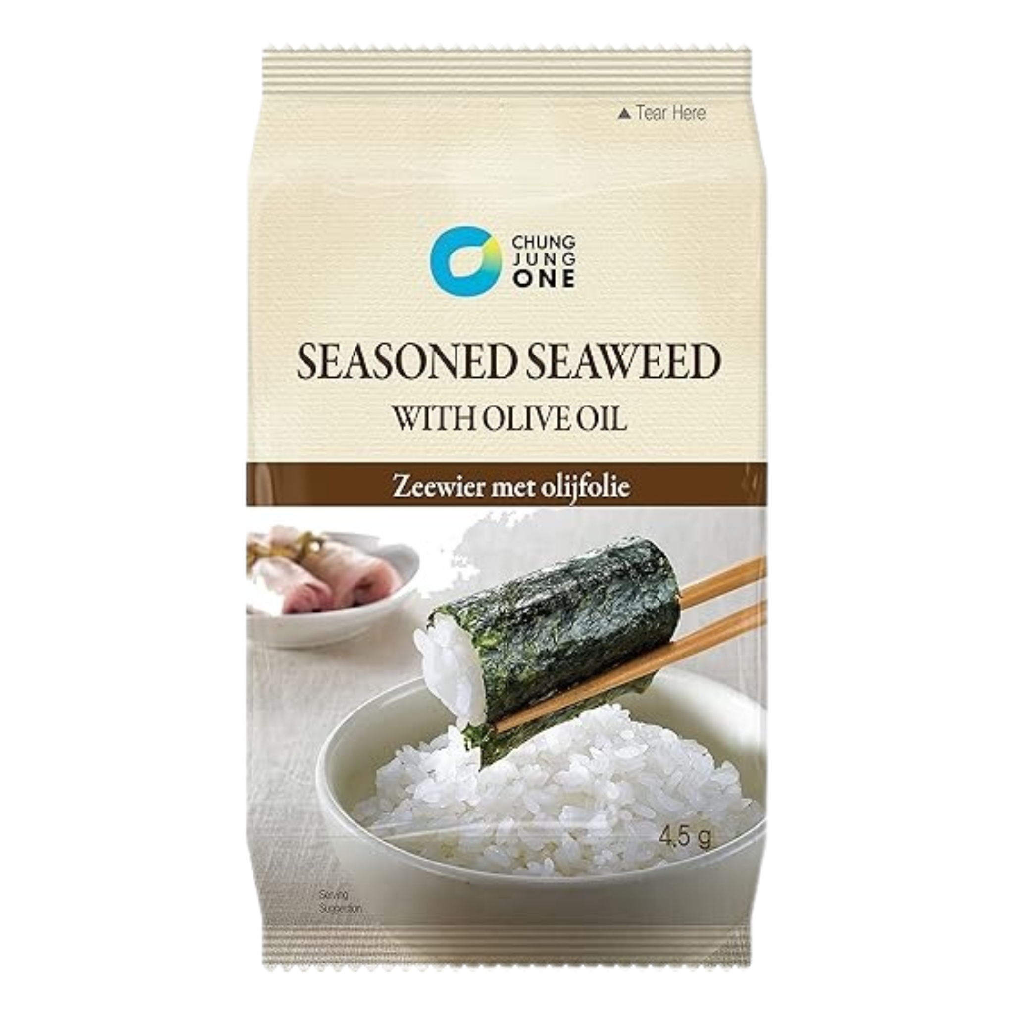 Chung Jung One Seetang Snack Olivenöl 4,5g (6er-Pack)
