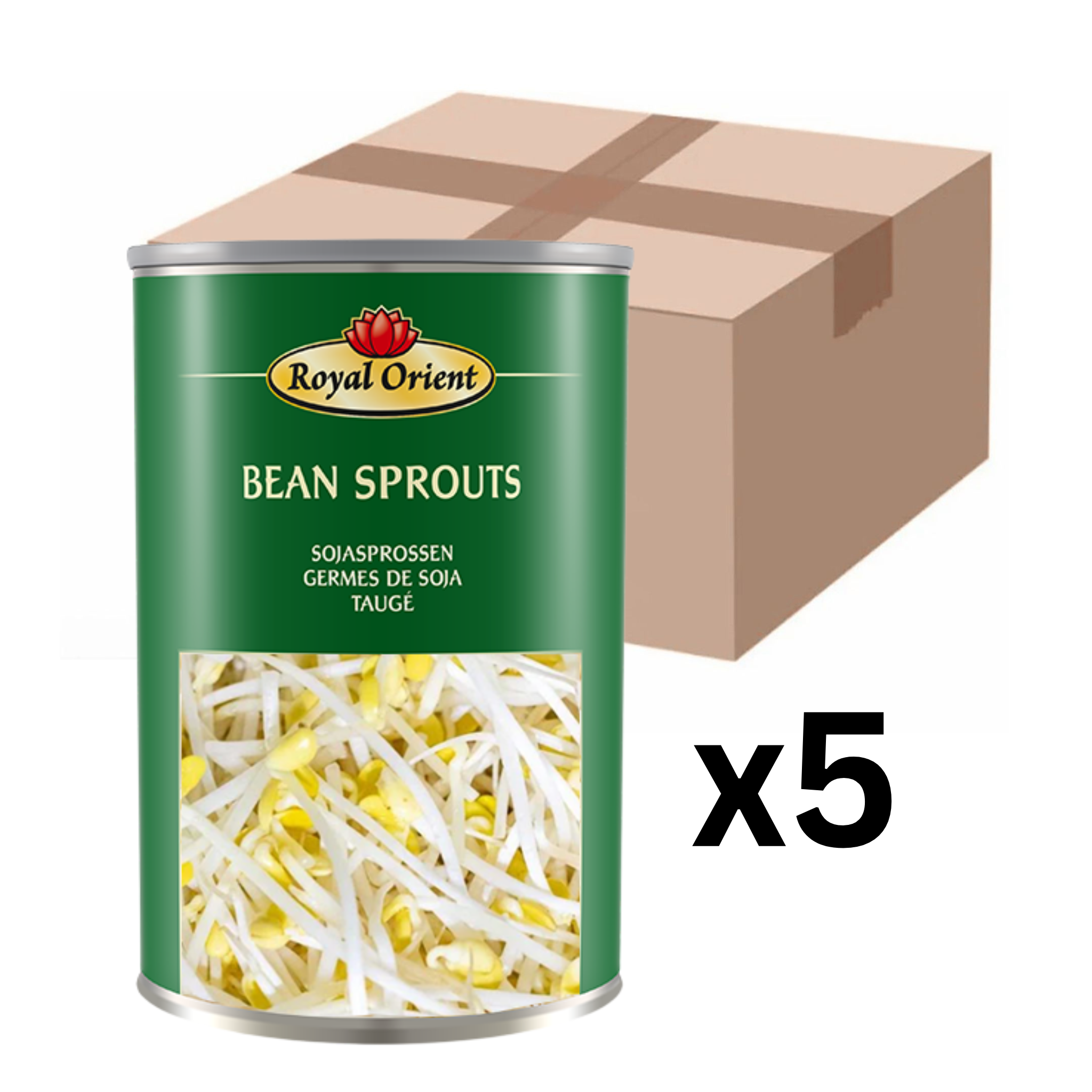 Royal Orient Sojasprossen 425g (5er-Pack)