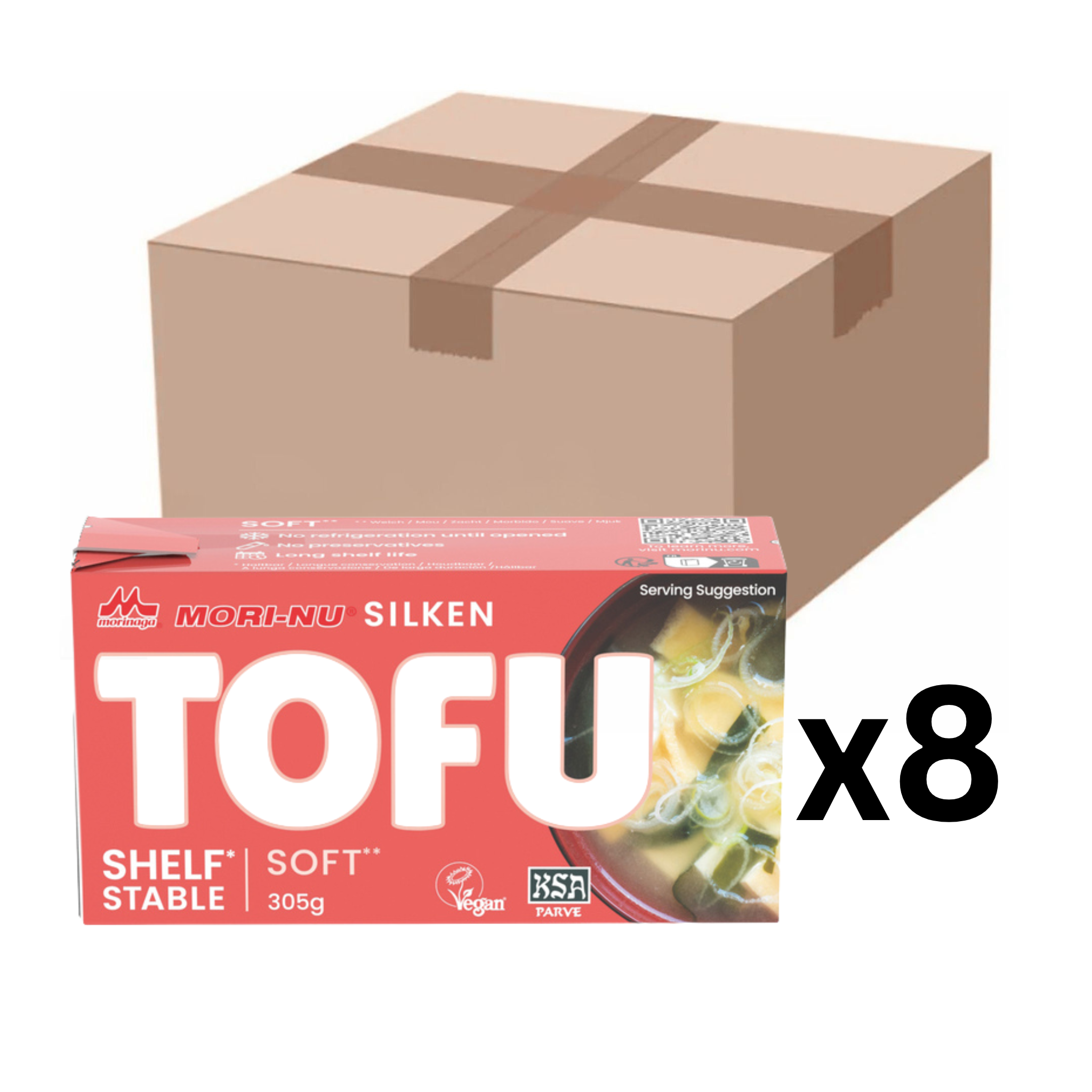 Mori-Nu Silken Tofu Soft 305g (8er-Pack)