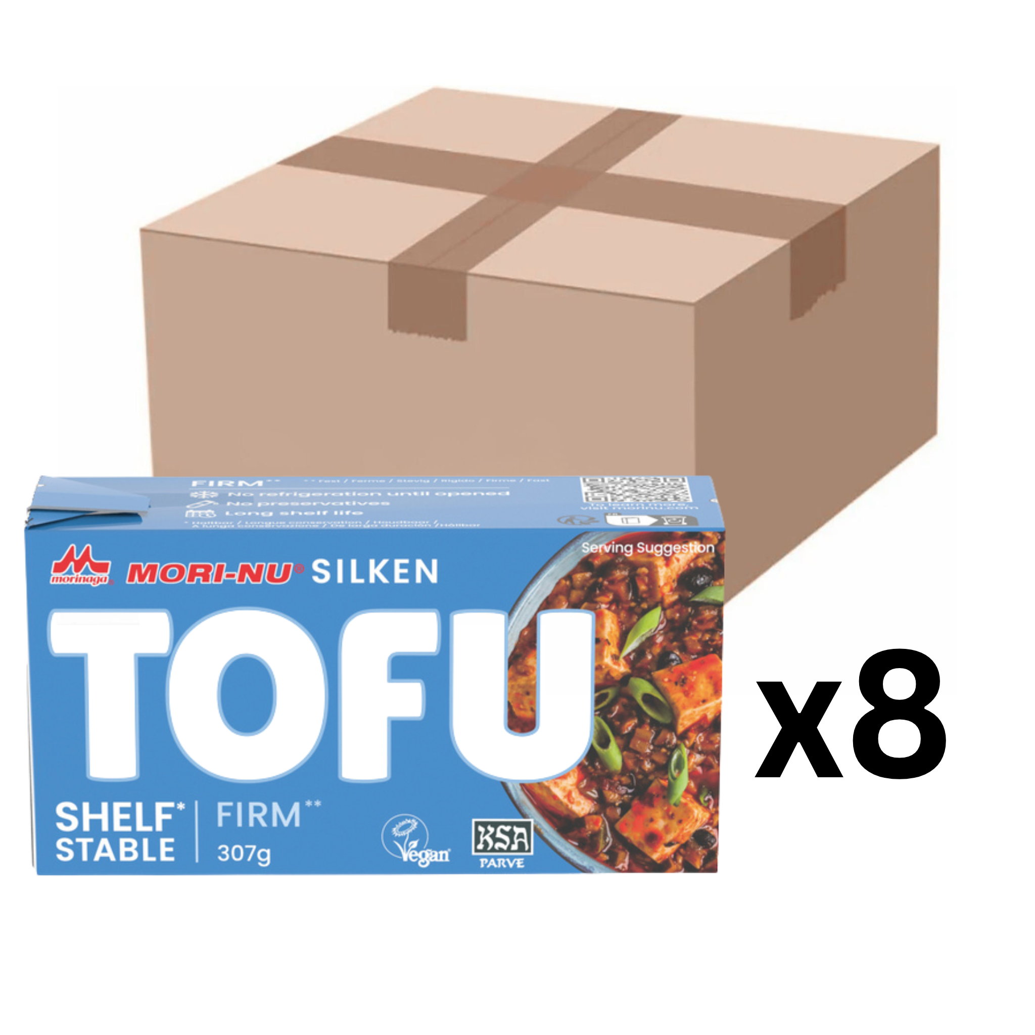 Mori-Nu Silken Tofu Fest 307g (8er-Pack)