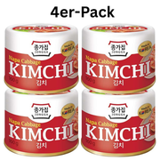 Jongga Napa Cabbage Kimchi Chinakohl 160g (4er-Pack)