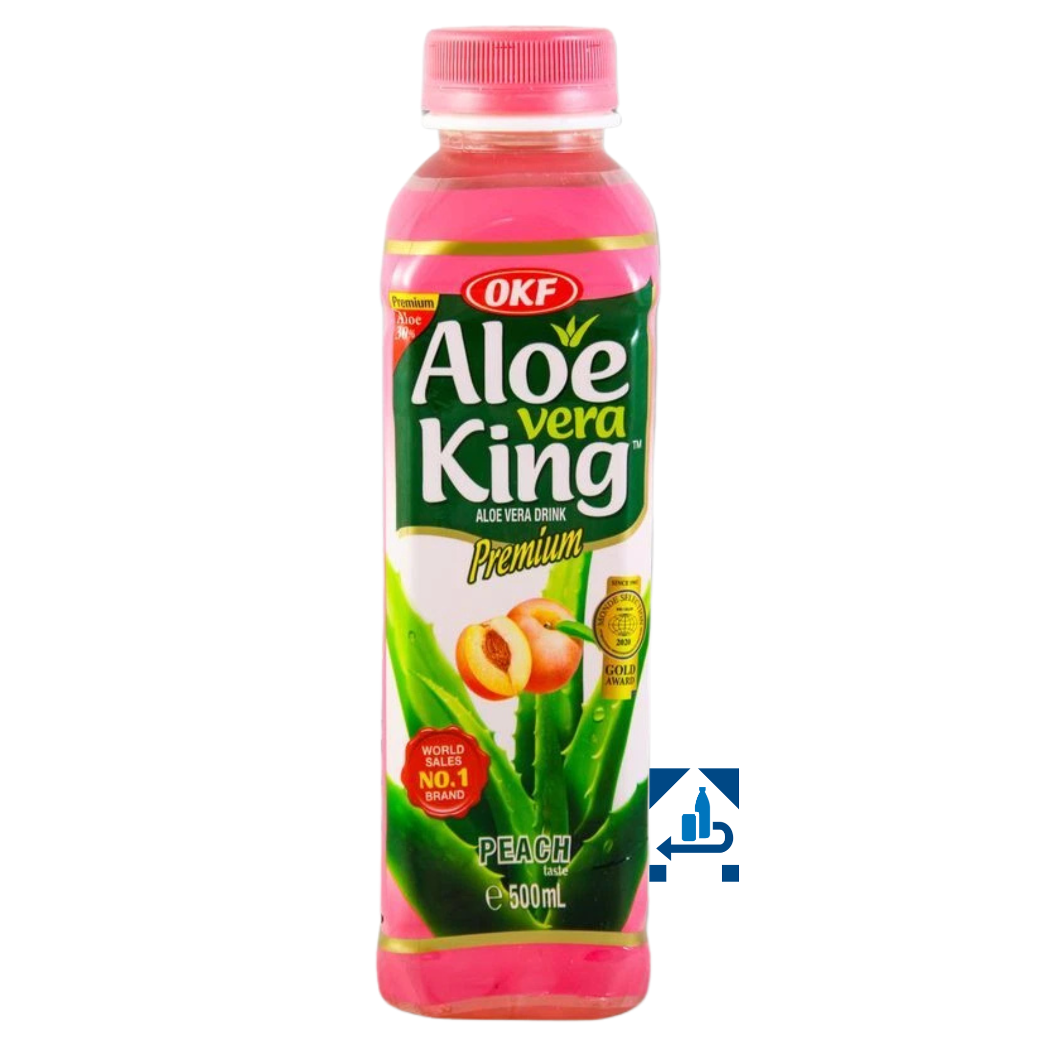 OKF Aloe Vera Getränk Pfirsich 500ml (16er-Pack)