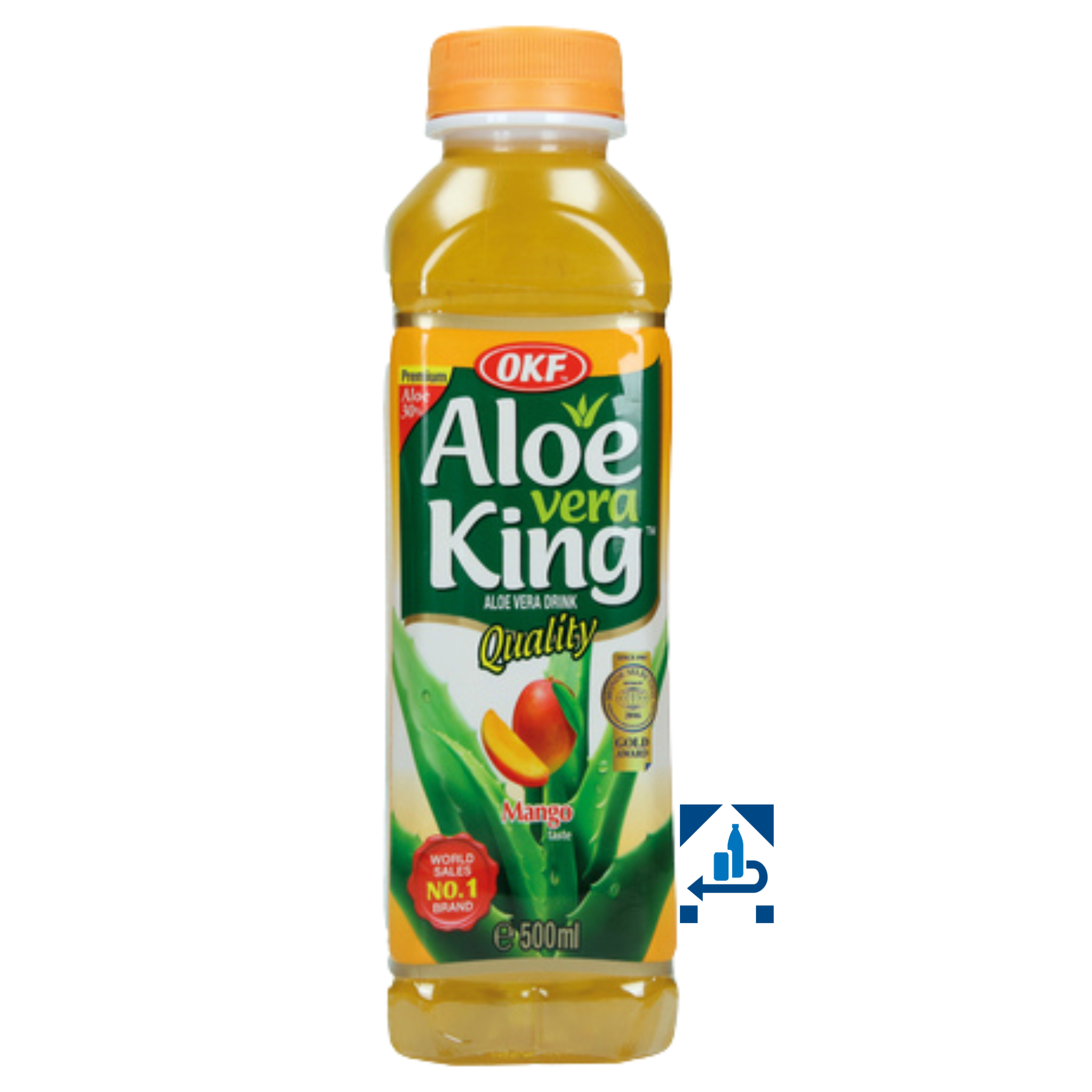 OKF Aloe Vera Getränk Mango 500ml (16er-Pack)