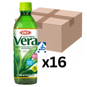 OKF Aloe Vera Getränk Original ohne Zucker 500ml (16er-Pack)
