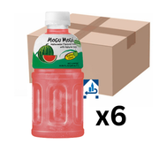 Mogu Mogu Wassermelone Getränk mit Nata de Coco 320ml (6er-Pack)