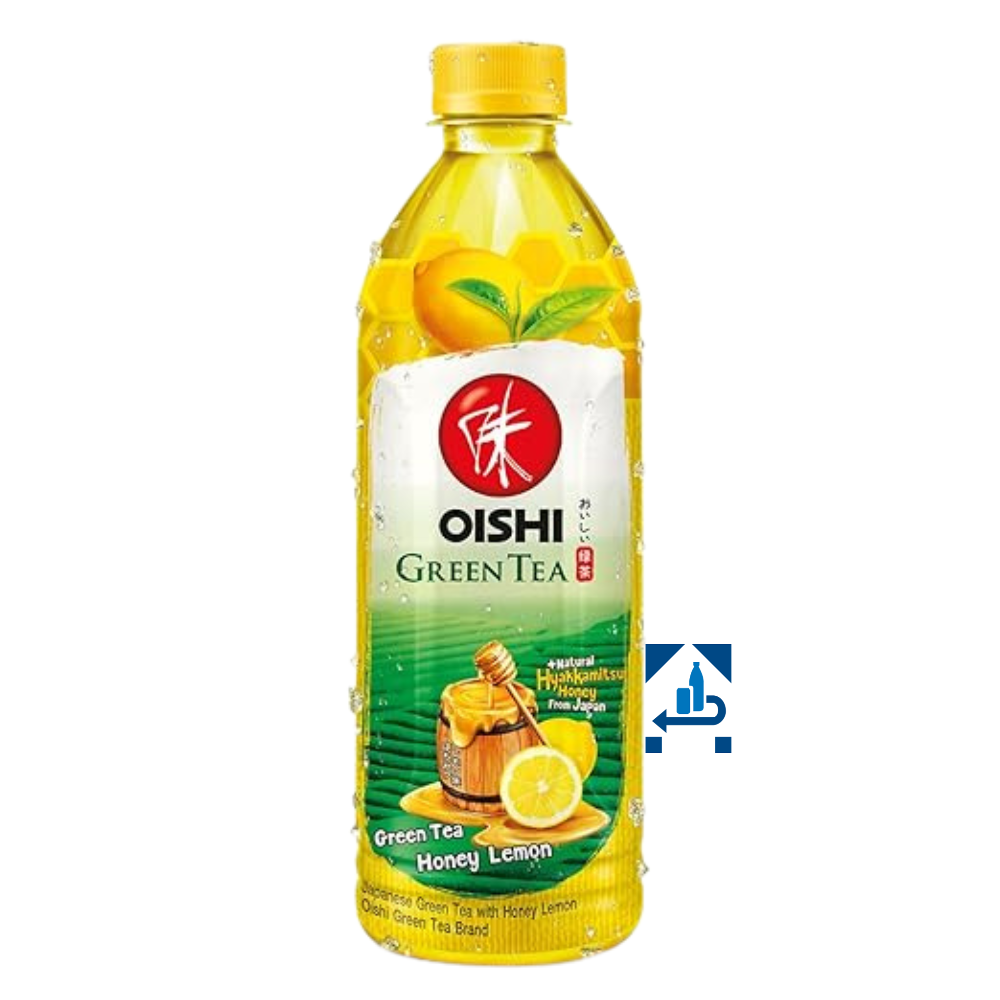 Oishi Grüner Tee Honig-Zitrone 500ml (16er-Pack)