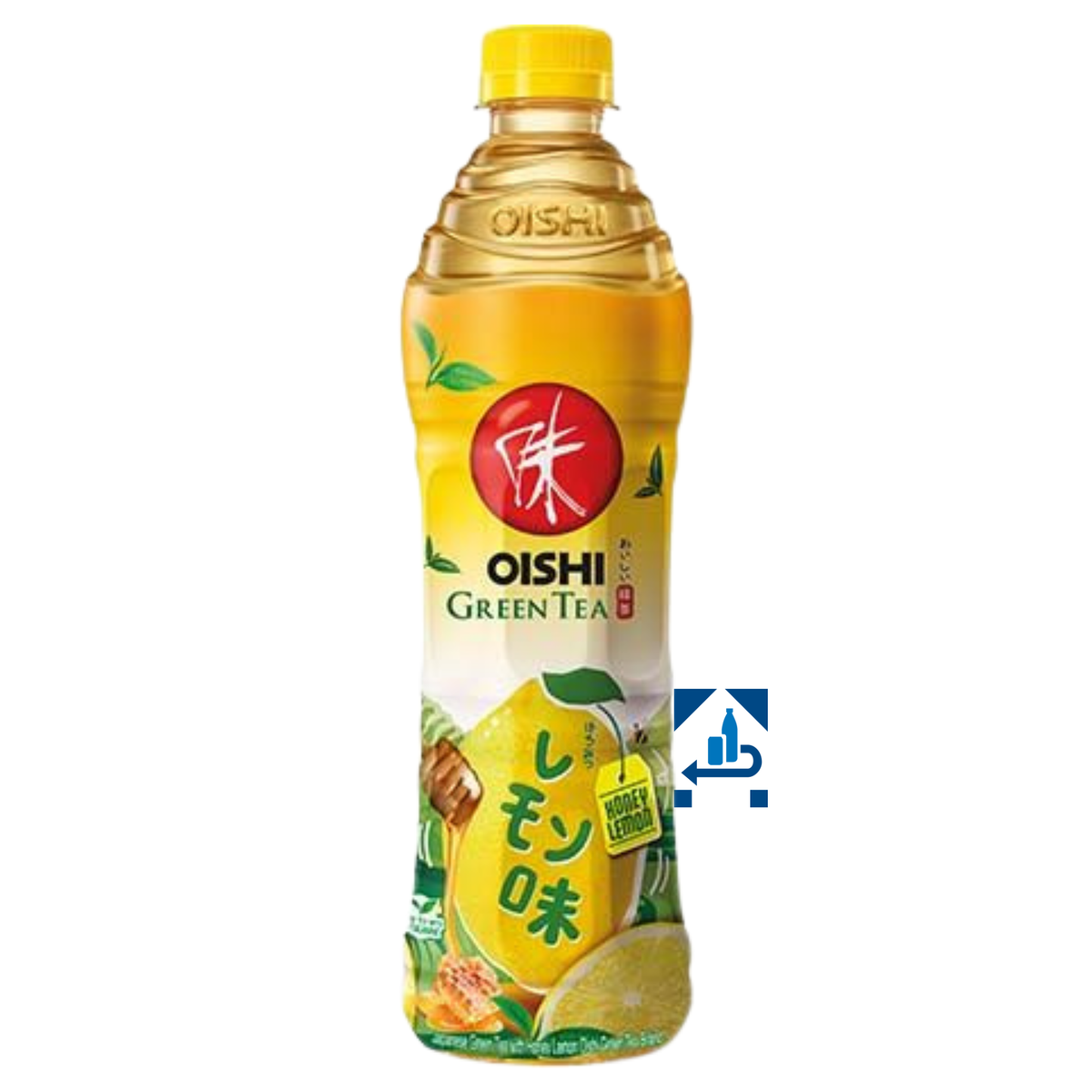 Oishi Grüner Tee Honig-Zitrone 500ml (8er-Pack)