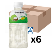 Mogu Mogu Kokos Getränk mit Nata de Coco 320ml (6er-Pack)