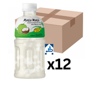 Mogu Mogu Kokos Getränk mit Nata de Coco 320ml (12er-Pack)