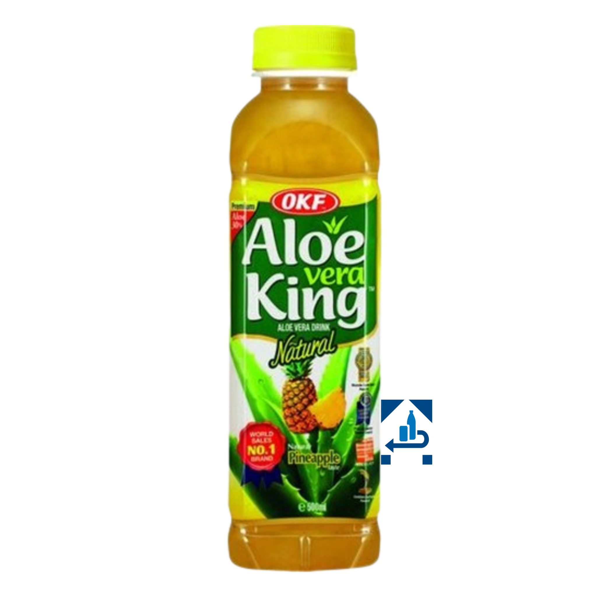 OKF Aloe Vera Getränk Ananas 500ml (16er-Pack)
