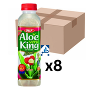 OKF Aloe Vera Getränk Litschi 500ml (8er-Pack)