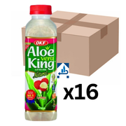 OKF Aloe Vera Getränk Litschi 500ml (16er-Pack)