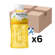 Mogu Mogu Ananas Getränk mit Nata de Coco 320ml (6er-Pack)