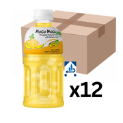 Mogu Mogu Ananas Getränk mit Nata de Coco 320ml (12er-Pack)