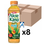 OKF Aloe Vera Getränk Mango Zero Zuckerfrei 500ml (8er-Pack)