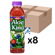 OKF Aloe Vera Getränk Heidelbeere 500ml (8er-Pack)