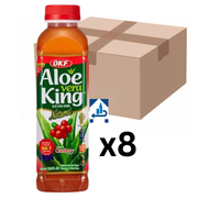 OKF Aloe Vera Getränk Cranberry 500ml (8er-Pack)
